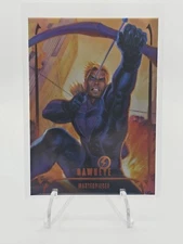2024 Marvel Masterpieces Nahuel Grego #13 Hawkeye Tier 1 Legendary Orange 66/99