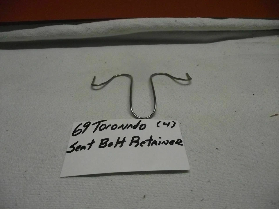 Oldsmobile Toronado 1968-1969 genuino OEM retenedor de cinturón de seguridad Foto 3 de 3