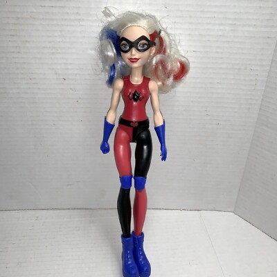 HARLEY QUINN DC Super Hero Girls Doll 2016 12 Inch Mattel