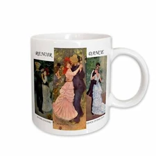 3dRose Collage Of Renoirs Dance Paintings Mug