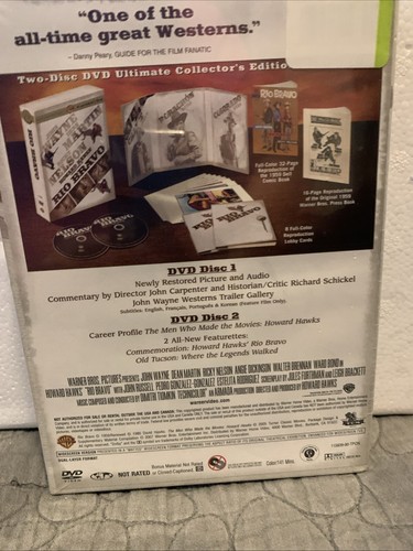 Rio Bravo (DVD, 2007, 2-Disc Set, Ultimate Collector's Edition) Brand New Sealed - Picture 4 of 6