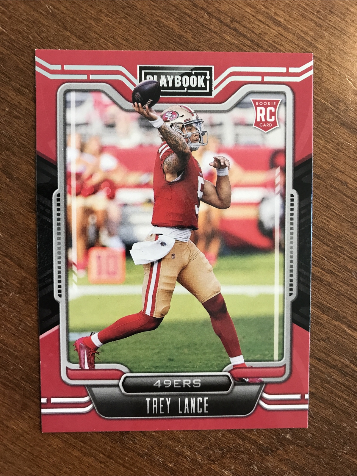 Trey Lance 2021 Playbook Rookie #103 San Francisco 49ers Dallas Cowboys RC