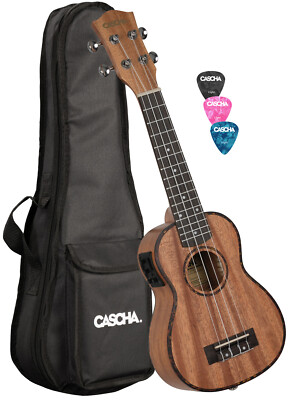 CASCHA HH 2026E Premium Mahagoni Sopran Ukuleleset