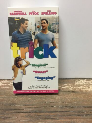 "Trick" Tori Spelling Christain Campbell J.P. Pitoc NEW VHS PROMOTION Copy Rare - Imagen 2 de 3