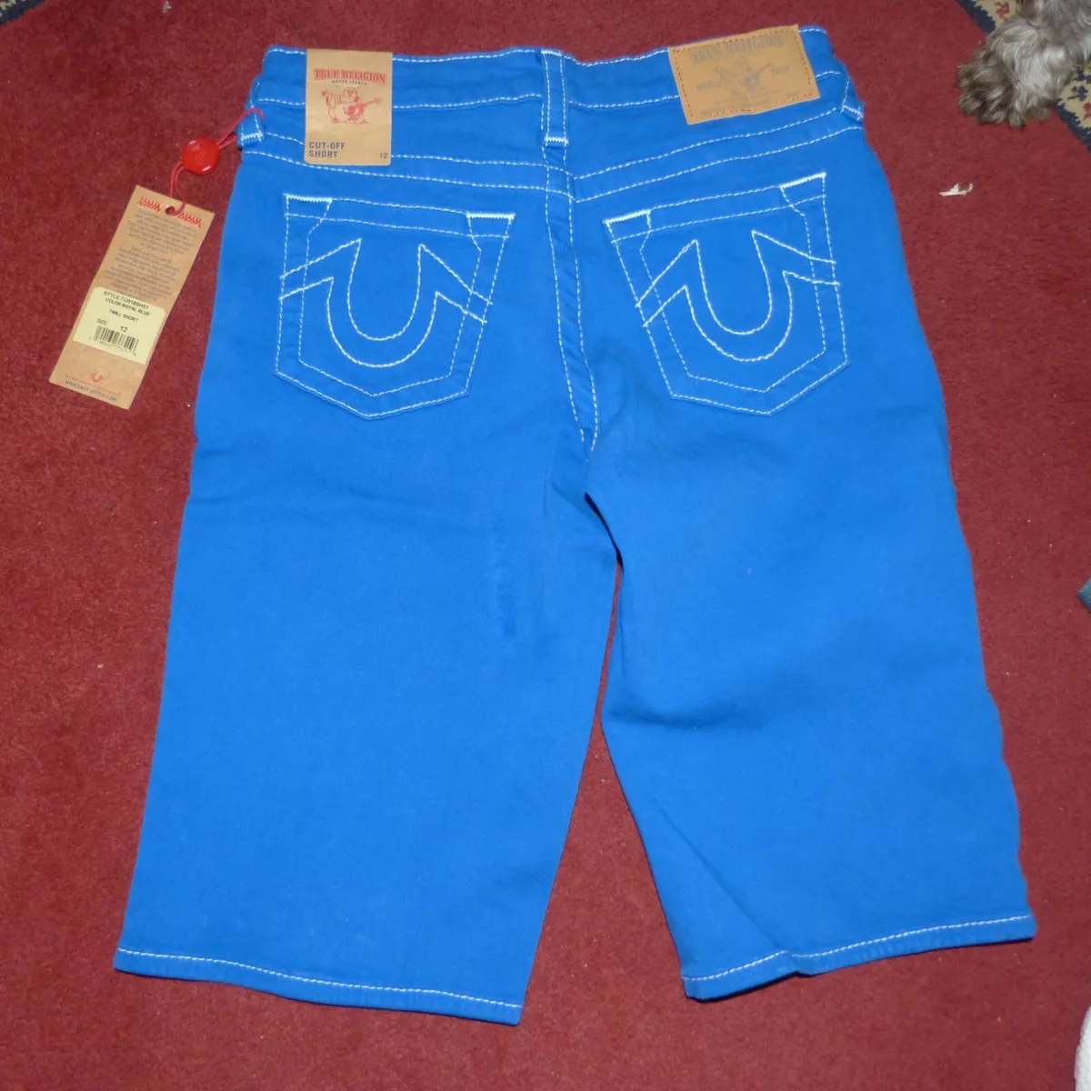 Blue true religion best sale shorts