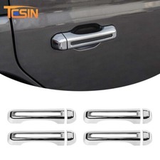 4pcs Chrome Door Handle Cover Trim For 2018-25 Jeep Wrangler Jl 20 Gladiator Jt