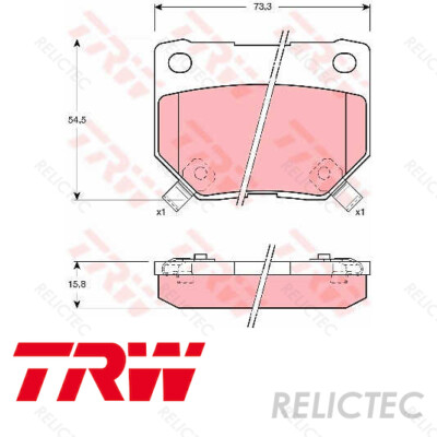 Rear Brake Pads Set for Nissan:300ZX 44060-43P85 44060-04U86 Rear Brake Pads Set for Nissan:300ZX 44060-43P85 44060-04U86