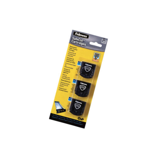 FELLOWES INC. 5411304 Replacement Safecut Blade Cartridges 3Pk Assorted - Picture 2 of 2
