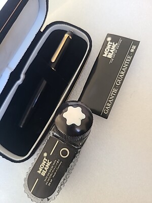 Rare Antique Montblanc 134 Celluloid Fountain Pen 14C, Gold O Nib