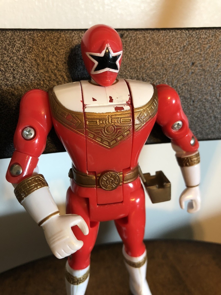 1996 Mighty Morphin Power Rangers Zeo Red Ranger Flip Head