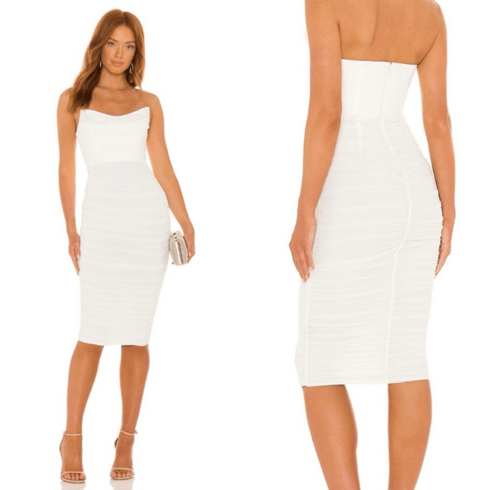 knee length dresses for ladies Michael Costello x REVOLVE Midi Dress – Closet Club main image 0