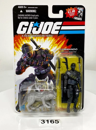 GI Joe 25th Anniversary Commando SNAKE EYES and Timber Hasbro 200
