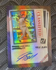 2020 Panini Donruss Classified Signatures Josh Bell #CLS-JB Auto Refractor 1/1