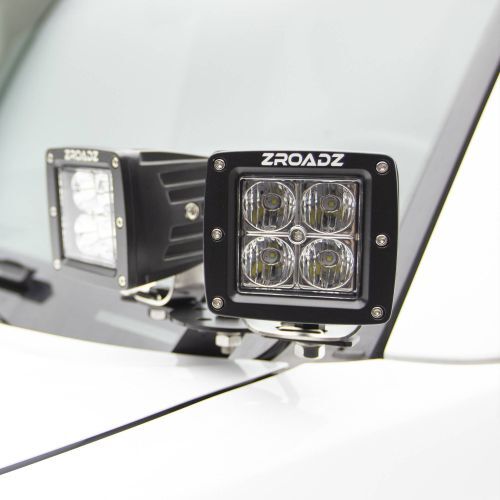 T-Rex Z362281-KIT4 Limited Hood Hinge LED Kit with (4) 3 Inch LED Pod Lights - Picture 2 of 3