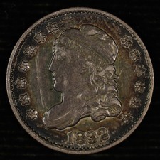 Capped Bust Half Dime. 1832 Extra Fine. LM-2, V-3.  Lot # 9041-82-019