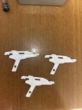 3 Power Rangers Mighty Morphin Vintage Mini White Guns For 8’ Figures
