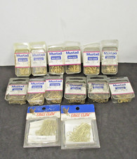 1 4  BOXES  12 MUSTAD NORWAY FISHING GOLD ABERDEEN AND TWO EAGLE CLAW GOLD