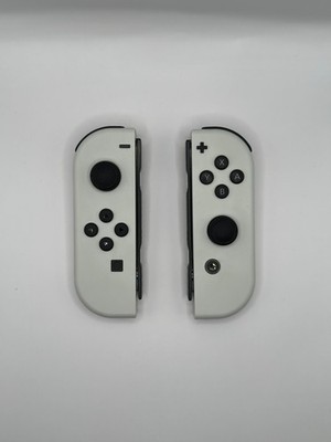 Nintendo Switch Joy Con Controller - TMR Sticks - Links & Rechts Weiß 2er Set