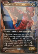 Magic the Gathering Sensational Spider-Man Borderless NM 0025