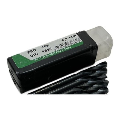 11.130.0410 PSD DIN1897 4,1mm (10pcs) PHANTOM, High-speed steel twist drills,...