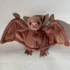 Ty Batty Beanie Baby Brown Bat Plush Toy Vintage 1996 Style 4035