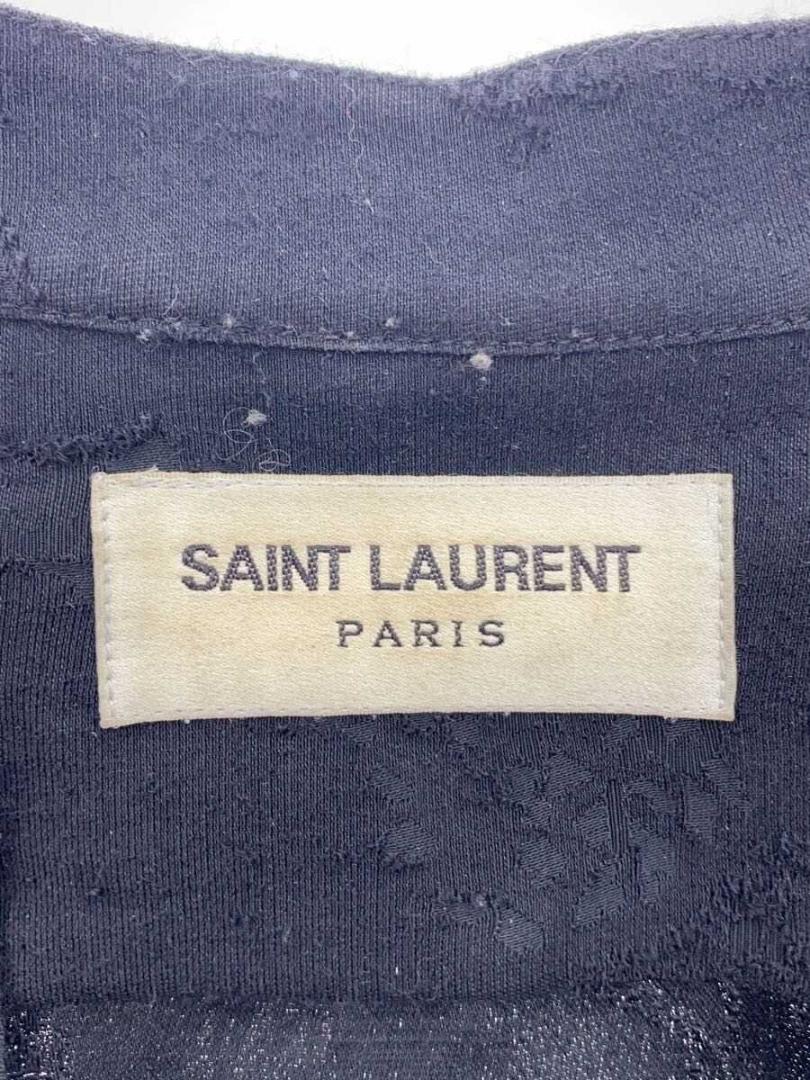 SAINT LAURENT Rayon 18SS Long Sleeve Shirt Wool Black thumbnail 3