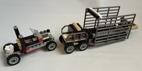 LEGO Adventurers 5975 T-Rex Transport Complete w/ minifigures, No Box/ Manual