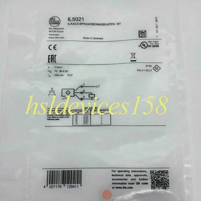 1PC IFM IL5021 Proximity Switch Sensor 10...36 DC New #bv
