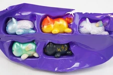 New No Box Aphmau MeeMeows Metallic Edition Cat Figure Collection 5-Pack