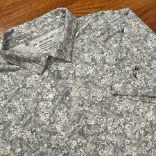 Under Armour Playoff Polo Golf Polo Shirt Mens 2XL Digital Camo Floral Print AOP