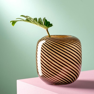 Vase Décoratif Leonardo Filo Colori En Verre - Modèle 047513, Fabrication Allemande