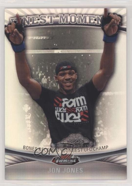 2012 Topps Finest UFC Finest Moments Refractor Jon Jones #FM-JJ 07oj
