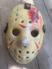 Friday the 13th Part IV Jason Voorhees hockey mask by Cursed Camp Studios prop