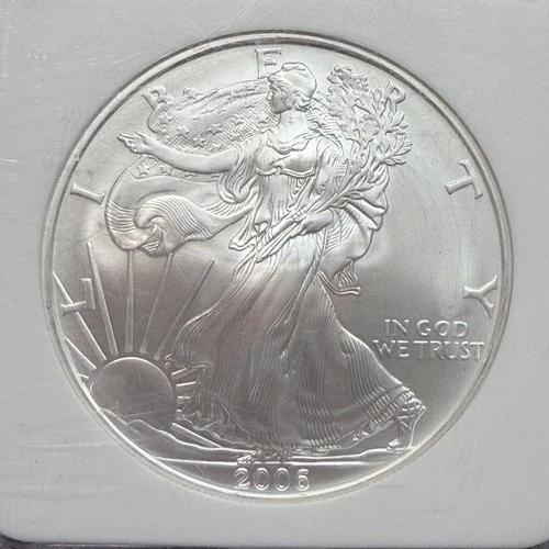 2006 Silver Eagle NGC First Strikes Gem Uncirculated 1 oz .999 Silver $1