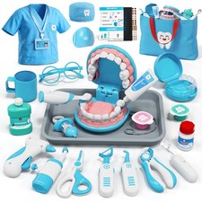 Doctor Kit for Toddlers 3-5, Kids Dentist Play Set, Toys for 4+ Year Old Girl...