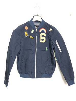 KHUJO Damen Sommerjacke Modell: Nauru With Badges Dunkelblau S