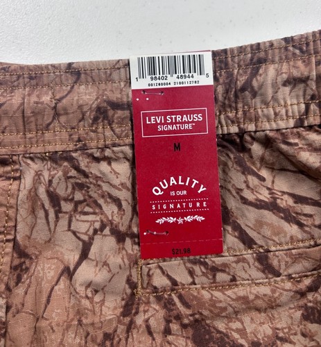 Levi Strauss Signature Comfort Cargo Shorts Men's Size Medium Woodsmoke Camo NEW - Picture 5 of 10
