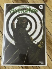 CDATA[
ABSOLUTE GREEN ARROW #1 1:25 RETAILER INCENTIVE REIKO MURAKAMI VARIANT
DC Comics · Absolute Green Arrow #1 · 1:25 Retailer Incentive — Reiko Murakami
ITEM DETAILS
Title:Absolute Green Arrow #1 1:25 Retailer Incentive Reiko Murakami Variant Series:Absolute Green Arrow Issue:1 Variant:1:25 Retailer Incentive — Reiko Murakami Listing Type:Single Issue · Raw, Bagged & Boarded Condition:Near Mint (unread, direct from distributor)
ABOUT THIS COMIC
The 1:25 Retailer Incentive variant of Absolute Green Arrow #1 by celebrated cover artist Reiko Murakami — minimalist black-script title with green-fletched arrow art on cream stock. Only 1 in 25 distribution ratio to comic retailers, making this a hard-pull collector variant.
Notable: Part of DC's Absolute Universe imprint launched as the 'All In' relaunch. Series launched with over 300,000 pre-orders, requiring a second printing.
WHAT YOU GET
You will receive the exact comic photographed in this listing.
SHIPPING & PACKAGING
* Each comic bagged & boarded.
* Rigid cardboard mailer to prevent bending. USPS tracked.
* Ships within 1 business day of cleared payment.
* Combined shipping available — buy multiple items and we will refund any excess shipping cost.
RETURNS
30-day returns accepted. Item must be returned in original, unopened condition. Buyer pays return shipping.
![