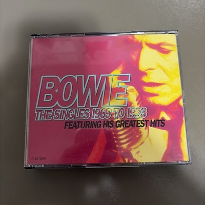DAVID BOWIE - THE SINGLES 1969 TO 1993 2CXD (RYKODISC, 1933) GREATEST HITS