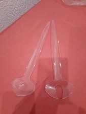 Tupperware Elegancia  Salat Besteck 2er Set transparent-NEU-