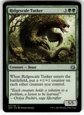 Ridgescale Tusker 121 Uncommon Aether Revolt Magic: The Gathering NM