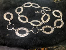 Vintage Embossed Chain Belt