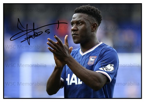 12922. Azor Matusiwa Signed Pictures (A4 Prints) Ipswich Rennes Reims Groningen
