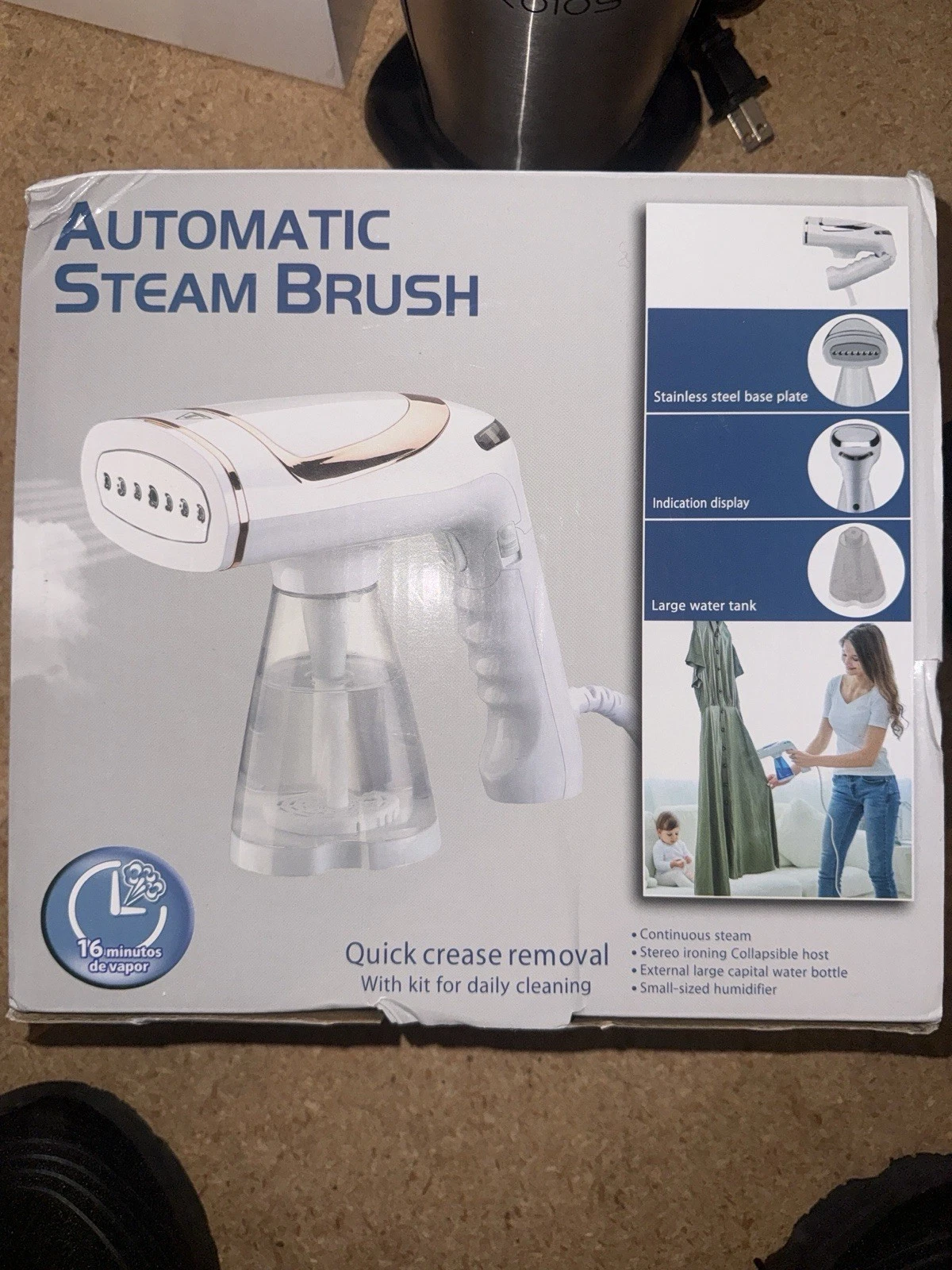 utomatic Steam Brush Handheld Garment Steamer