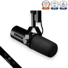 SHURE SM7dB Dynamic Microphone Preamp Stream Podcast Recording Black SM 7 dB JP