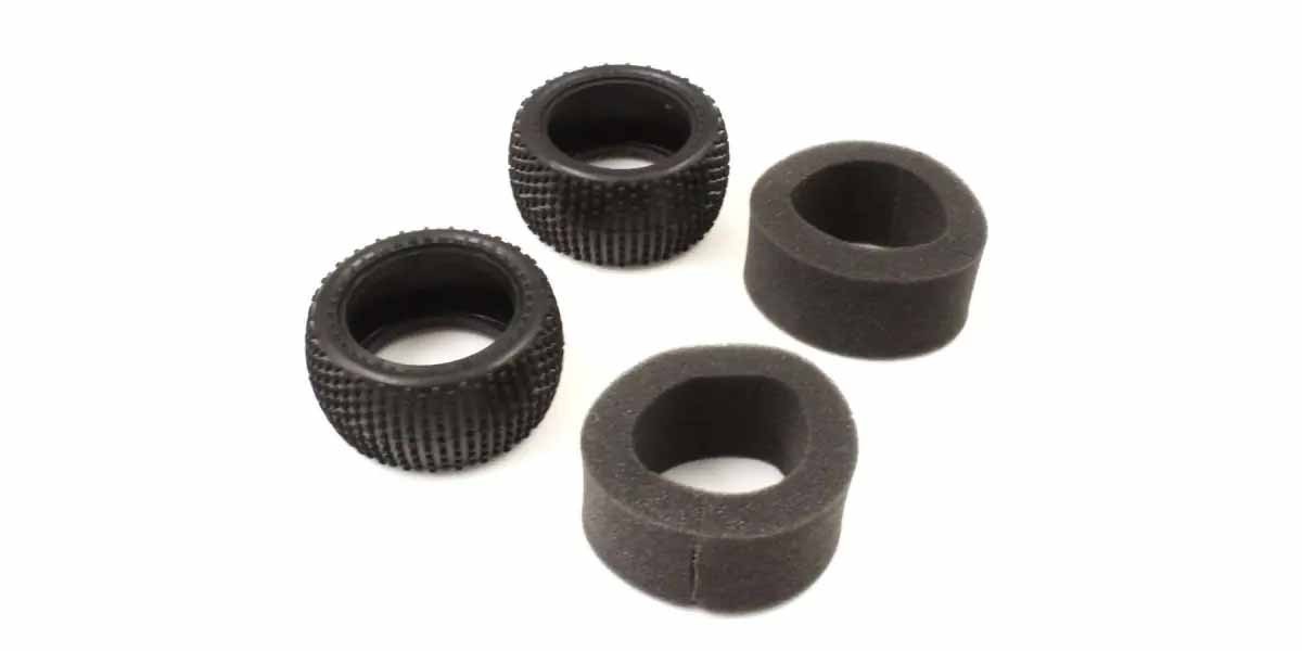 KYOSHO DIRT HOG, LEGENDARY SERIES Turbo Scorpion, REAR TYRES (2) SOFT, FAT202SC