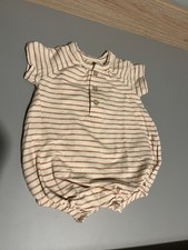 Mamas And Papas Stripy Romper 0-3months Baby Washed But Never Worn