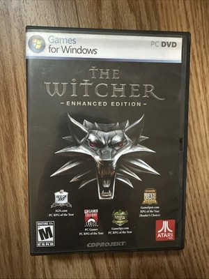 The Witcher Enhanced Edition for PC Action RPG Game with DVD-ROM and Manual