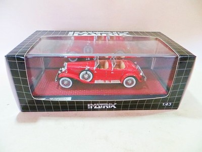 MATRIX MX40406-052 'DUESENBERG SJ TORPEADO WALKER LaGRANDE' 1:43. RED. MIB/BOXED