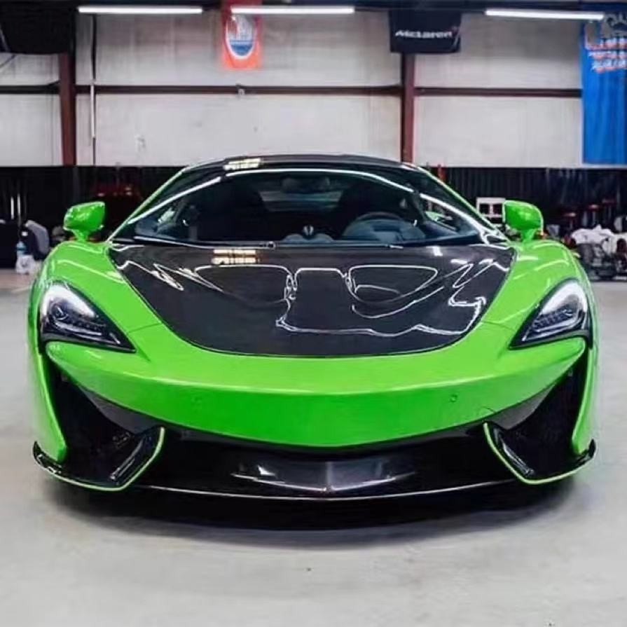 Carbon Fiber Front Lip Splitter Body For McLaren 540C 570S 570GT Corner Replace